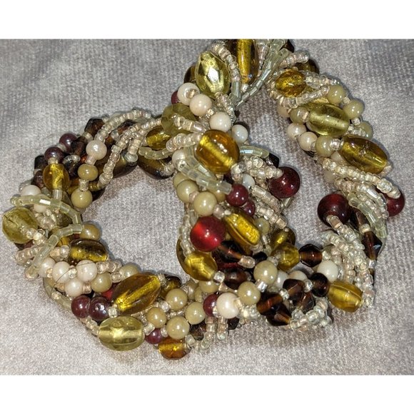 Glass Beaded Napkin Rings - Picture 1 of 3